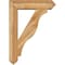 Ekena Millwork Funston Arts and Crafts Rough Sawn Bracket w/ Offset Brace, Western Red Cedar, 8"W x 32"D x 44"H BKT0806X32X44FST03RWR - alternate 2